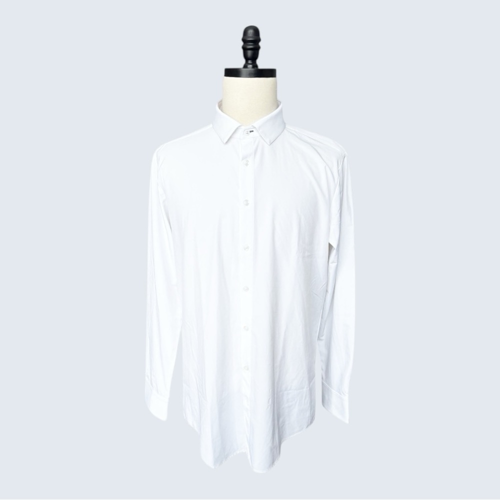 Mizzen + Main Performance Men’s Solid White Butto… - image 3